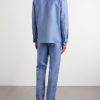 Wool and Linen-Blend Twill Shirt - BK Wool and Linen-Blend Twill Shirt - BK