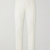 Straight-Leg Wool and Linen-Blend Twill Suit Trousers