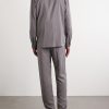 Straight-Leg Lyocell Drawstring Trousers - BK Straight-Leg Lyocell Drawstring Trousers - BK