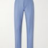 Straight-Leg Wool and Linen-Blend Twill Suit Trousers Straight-Leg Wool and Linen-Blend Twill Suit Trousers