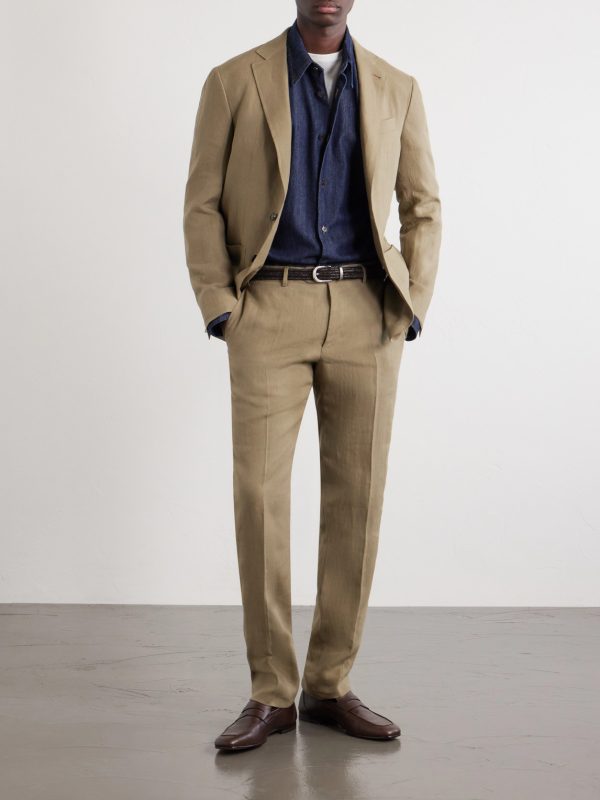 Kei Linen Suit Jacket - OU Kei Linen Suit Jacket - OU