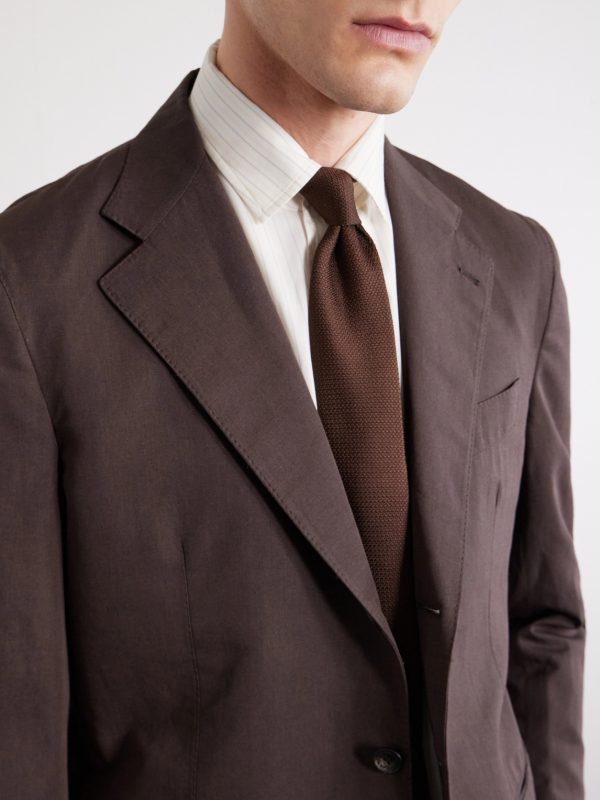 Cotton and Linen-Blend Suit Jacket - CU Cotton and Linen-Blend Suit Jacket - CU