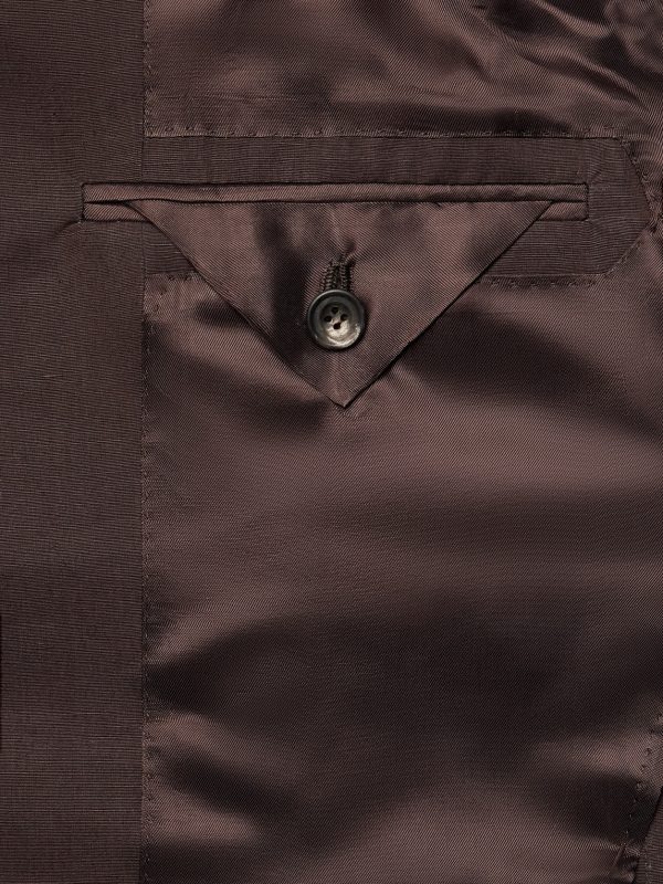 Cotton and Linen-Blend Suit Jacket - E2 Cotton and Linen-Blend Suit Jacket - E2