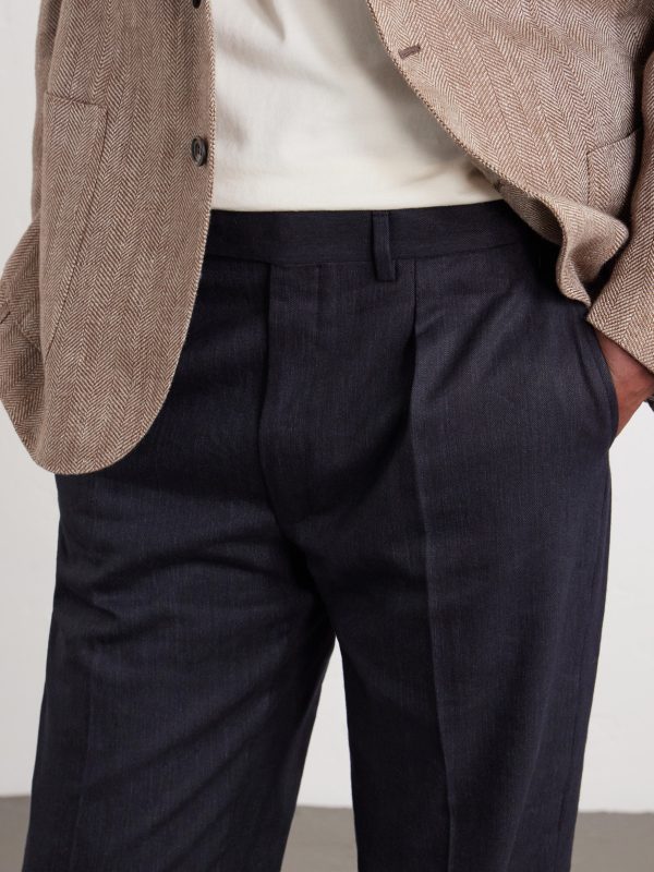 Waverly Straight-Leg Cotton and Linen-Blend Twill Suit Trousers - CU Waverly Straight-Leg Cotton and Linen-Blend Twill Suit Trousers - CU