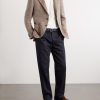 Waverly Straight-Leg Cotton and Linen-Blend Twill Suit Trousers - OU Waverly Straight-Leg Cotton and Linen-Blend Twill Suit Trousers - OU