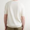 Knitted Cotton T-Shirt - BK Knitted Cotton T-Shirt - BK