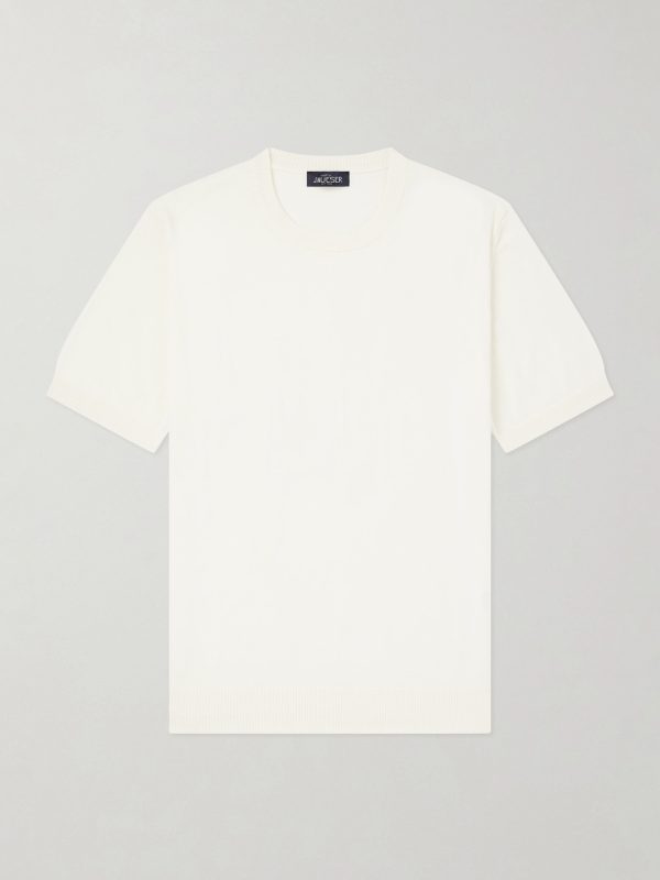 Knitted Cotton T-Shirt Knitted Cotton T-Shirt