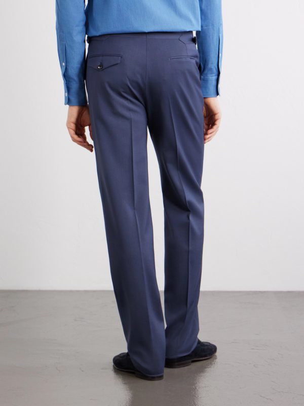 Waverly Straight-Leg Wool Twill Suit Trousers - BK
