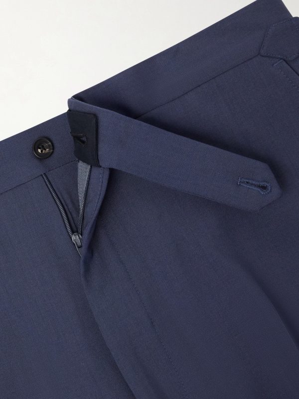 Waverly Straight-Leg Wool Twill Suit Trousers - E1