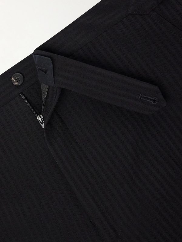 Waverly Straight-Leg Wool Seersucker Suit Trousers - E1 Waverly Straight-Leg Wool Seersucker Suit Trousers - E1