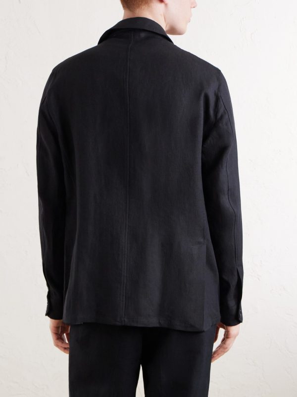 Safari Linen Jacket - BK Safari Linen Jacket - BK