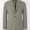 Waverly Cotton and Linen-Blend Blazer Waverly Cotton and Linen-Blend Blazer