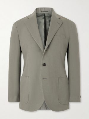 Waverly Cotton and Linen-Blend Blazer Waverly Cotton and Linen-Blend Blazer