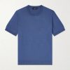 Knitted Cotton T-Shirt