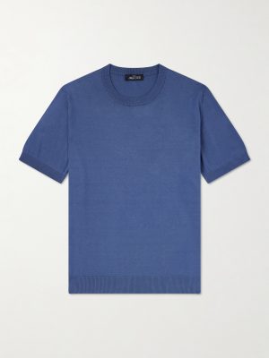 Knitted Cotton T-Shirt Knitted Cotton T-Shirt