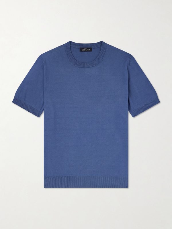 Knitted Cotton T-Shirt