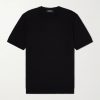 Knitted Linen and Cotton-Blend T-Shirt Knitted Linen and Cotton-Blend T-Shirt