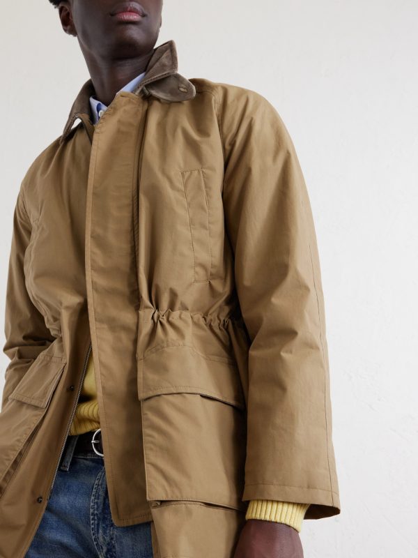 Game Corduroy-Trimmed Cotton Jacket - CU