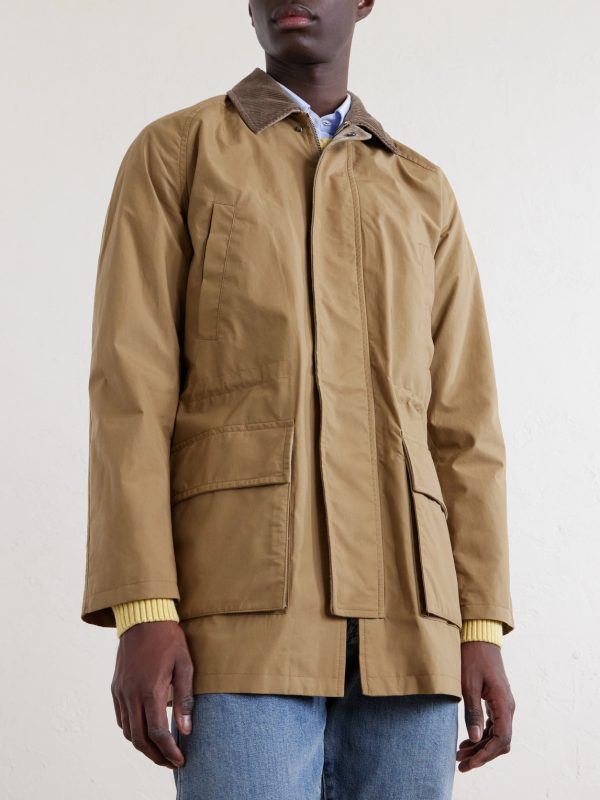 Game Corduroy-Trimmed Cotton Jacket - FR