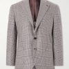 Wavery Prince of Wales Silk Blazer Wavery Prince of Wales Silk Blazer
