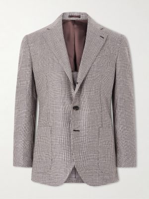Wavery Prince of Wales Silk Blazer Wavery Prince of Wales Silk Blazer