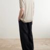 Knitted Linen and Cotton-Blend T-Shirt - BK