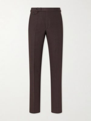 Waverly Straight-Leg Cotton and Linen-Blend Twill Suit Trousers Waverly Straight-Leg Cotton and Linen-Blend Twill Suit Trousers