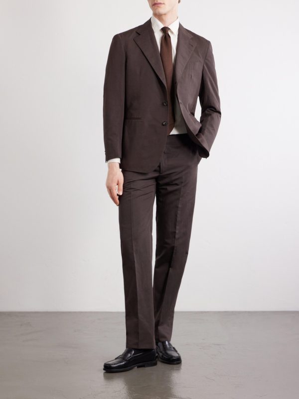 Waverly Straight-Leg Cotton and Linen-Blend Twill Suit Trousers - OU Waverly Straight-Leg Cotton and Linen-Blend Twill Suit Trousers - OU