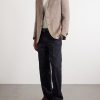 Herrinbone Linen Blazer - OU Herrinbone Linen Blazer - OU