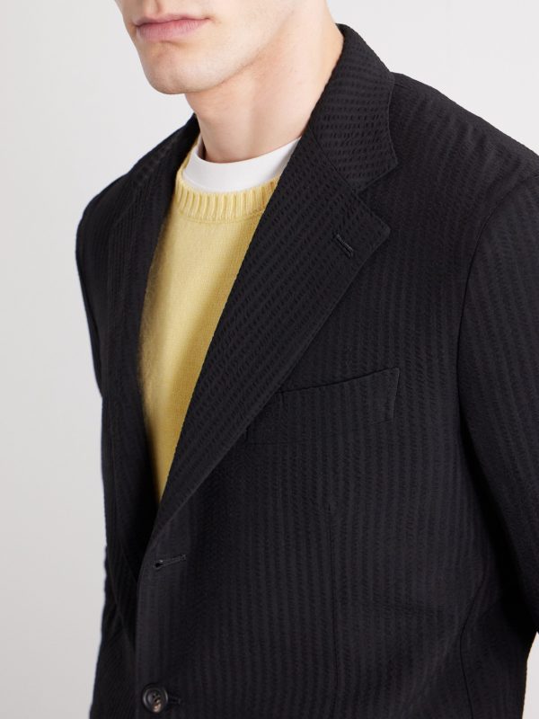 Seersucker Virgin Wool Suit Jacket - CU Seersucker Virgin Wool Suit Jacket - CU