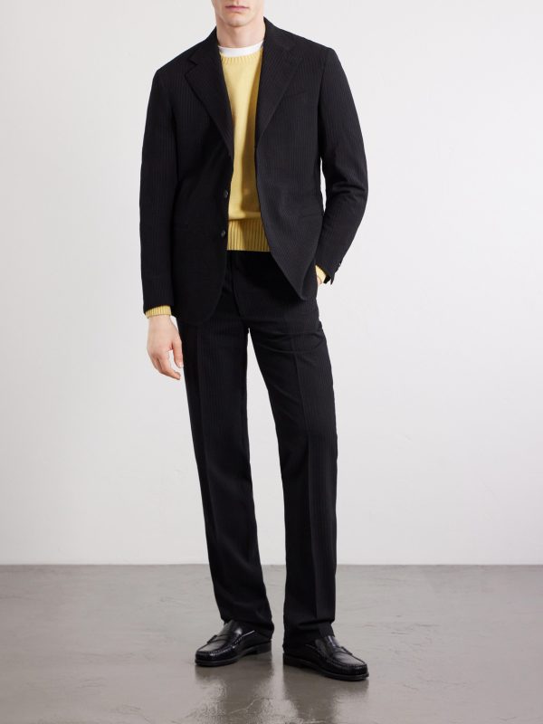 Seersucker Virgin Wool Suit Jacket - OU Seersucker Virgin Wool Suit Jacket - OU