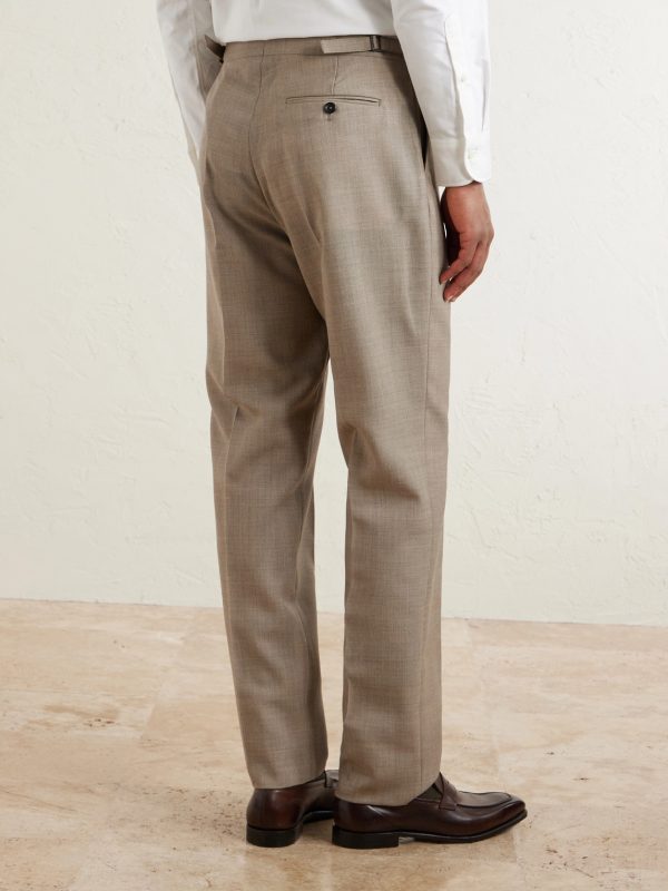 Ludbrook Slim-Fit Straight-Leg Wool Suit Trousers - BK