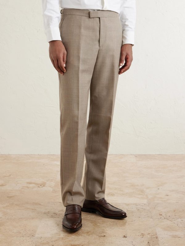 Ludbrook Slim-Fit Straight-Leg Wool Suit Trousers - FR