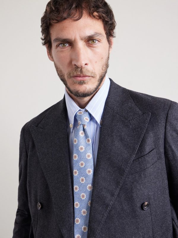 Selworthy 8cm Cotton and Silk-Blend Jacquard Tie - FR Selworthy 8cm Cotton and Silk-Blend Jacquard Tie - FR