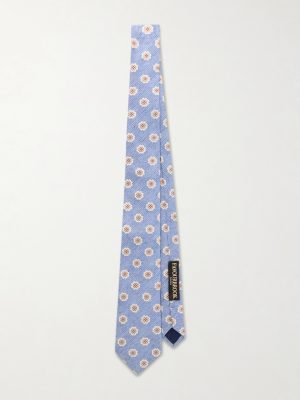 Selworthy 8cm Cotton and Silk-Blend Jacquard Tie Selworthy 8cm Cotton and Silk-Blend Jacquard Tie
