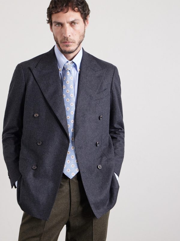 Selworthy 8cm Cotton and Silk-Blend Jacquard Tie - OU Selworthy 8cm Cotton and Silk-Blend Jacquard Tie - OU