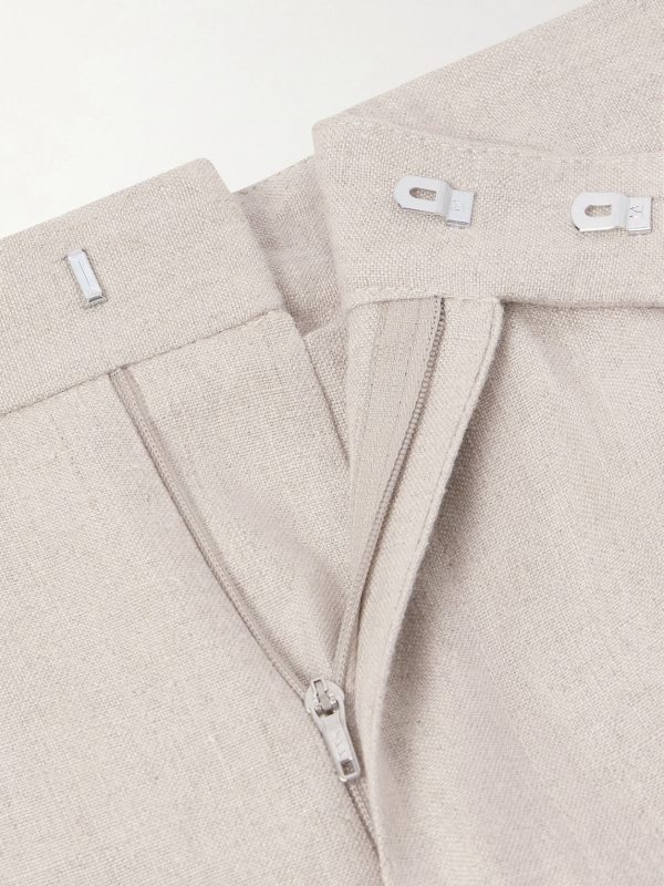 Cooper Slim-Fit Linen Suit Trousers - E1
