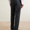 Dalton Slim-Fit Straight-Leg Stretch-Wool Tuxedo Trousers - BK