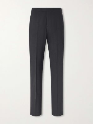 Dalton Slim-Fit Straight-Leg Stretch-Wool Tuxedo Trousers