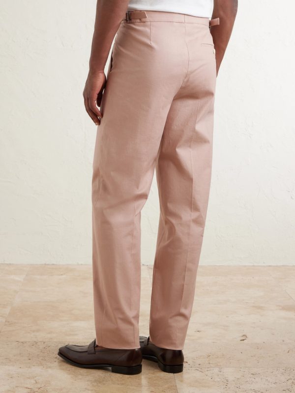 Cooper Straight-Leg Linen Trousers - BK Cooper Straight-Leg Linen Trousers - BK