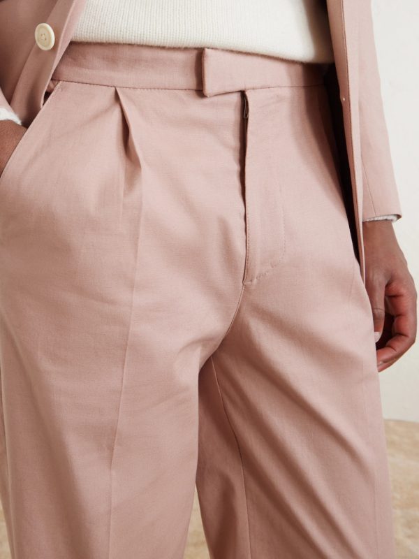 Cooper Straight-Leg Linen Trousers - CU Cooper Straight-Leg Linen Trousers - CU