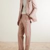 Cooper Straight-Leg Linen Trousers - OU Cooper Straight-Leg Linen Trousers - OU