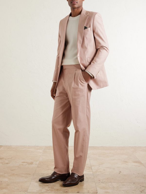 Cooper Straight-Leg Linen Trousers - OU Cooper Straight-Leg Linen Trousers - OU