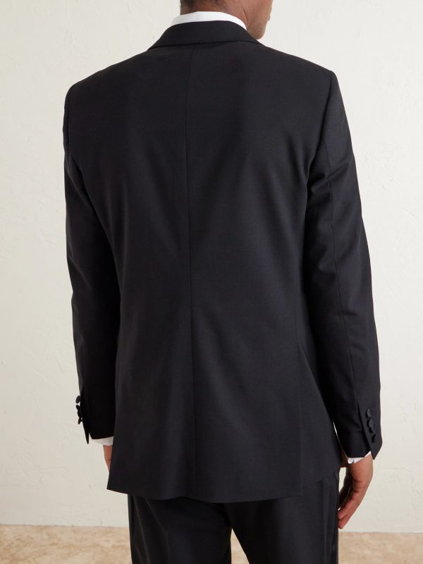 Wool-Blend Suit Jacket - BK