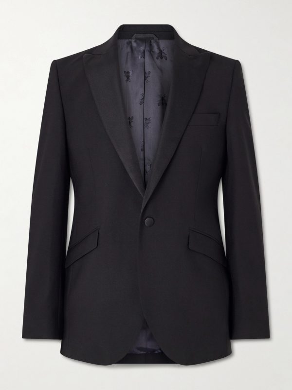Wool-Blend Suit Jacket