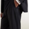 Straight-Leg Wool-Blend Tuxedo Trousers - CU Straight-Leg Wool-Blend Tuxedo Trousers - CU