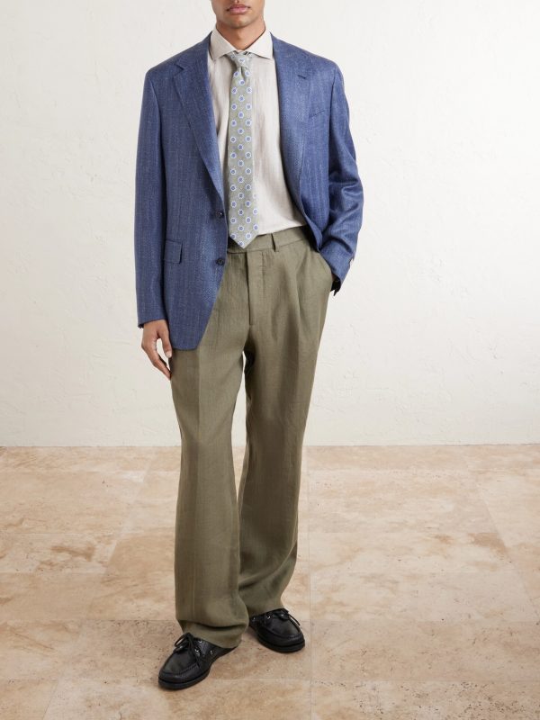 Bridford Cutaway-Collar Linen Shirt - OU