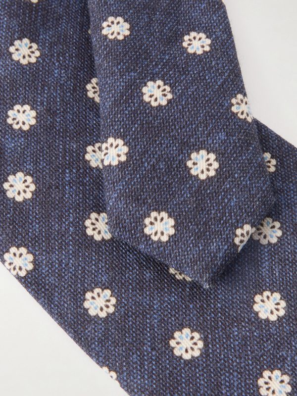 Monmouth 8cm Floral-Print Cotton and Wool-Blend Tie - CU Monmouth 8cm Floral-Print Cotton and Wool-Blend Tie - CU