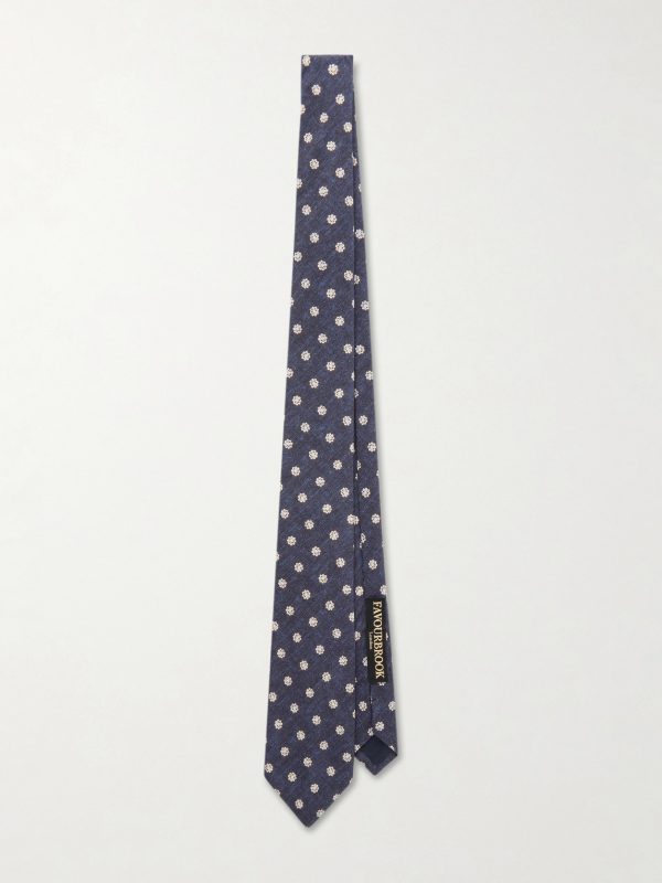 Monmouth 8cm Floral-Print Cotton and Wool-Blend Tie Monmouth 8cm Floral-Print Cotton and Wool-Blend Tie