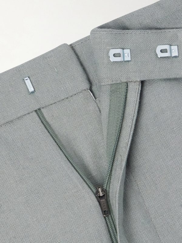 Cooper Slim-Fit Linen Suit Trousers - E1
